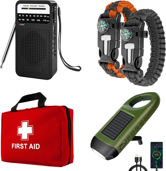 SurvivorGo - Kit d'Urgence Tout-en-Un Toute Situation