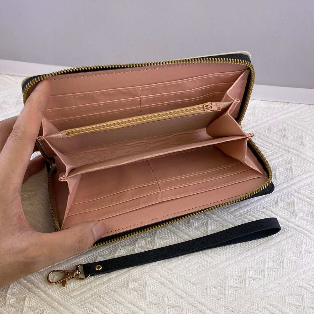 GeoChic - Portefeuille Long Motifs Géométriques