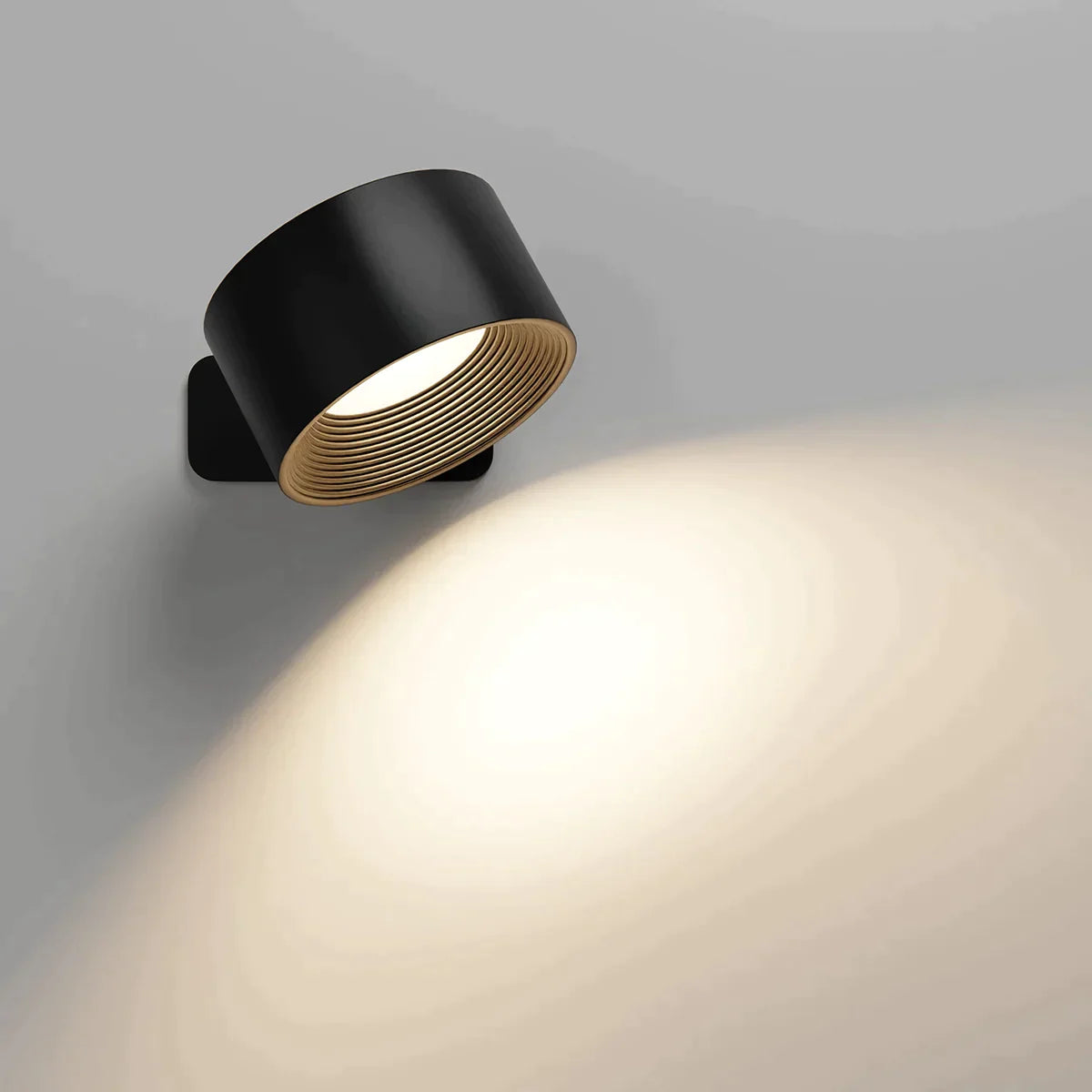 Lumière360 | Élégante Applique Murale Rechargeable 360° Sans Fil 0