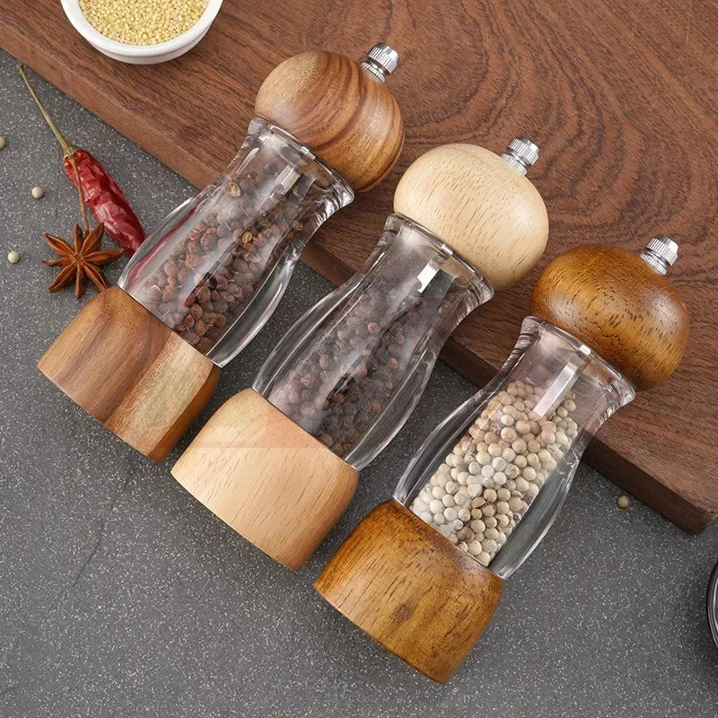 MolenKunst - Set de Moulins à Sel et Poivre Élégants en Bois