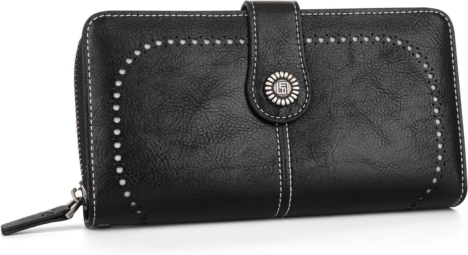 LeatherMax - Portefeuille Cuir avec Bracelet Poignet