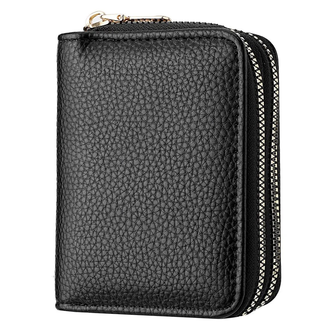 MiniWallet - Portefeuille Compact Motif Lychee
