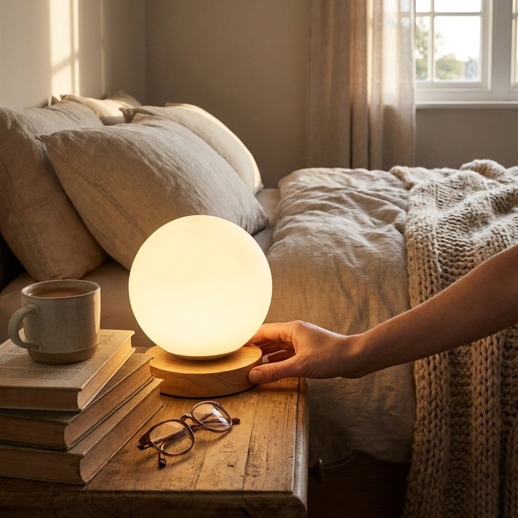 Orbelle lampe boule vintage lifestyle