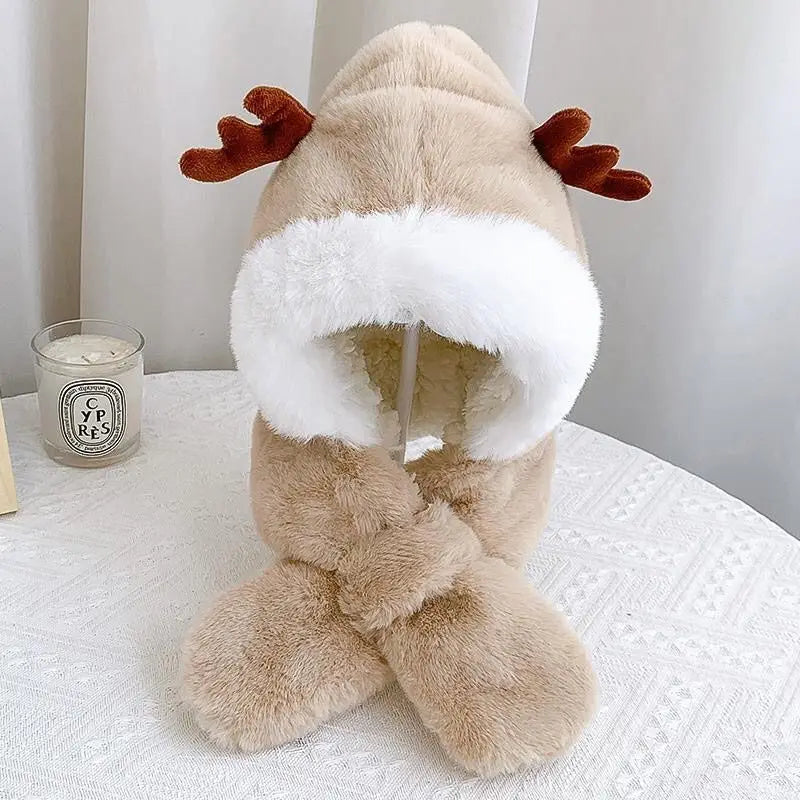 Mini Fashion - Bonnet et écharpe 2 en 1 pour enfants
