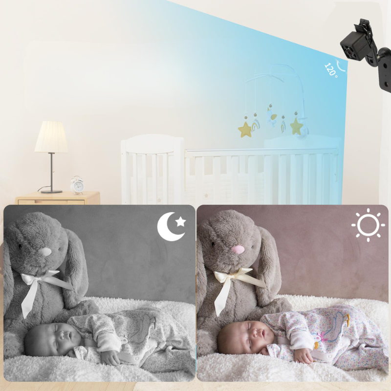 VisionInvisible - Caméra de Sécurité HD Discrète Intérieur et Extérieur