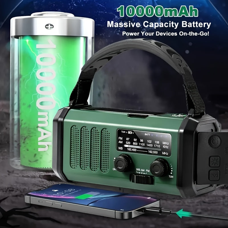 SurvivorPower - Radio d'urgence multifonction résistante