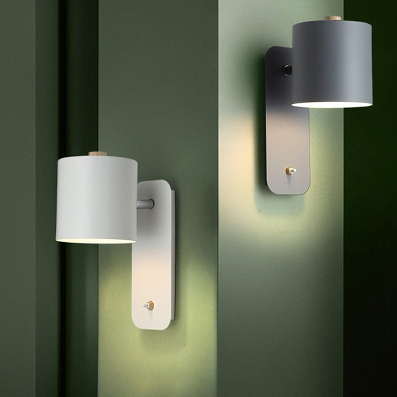 Applique Murale Design LED en Métal avec Interrupteur Intégré ? Éclairage Élégant pour Chambre et Salon 1