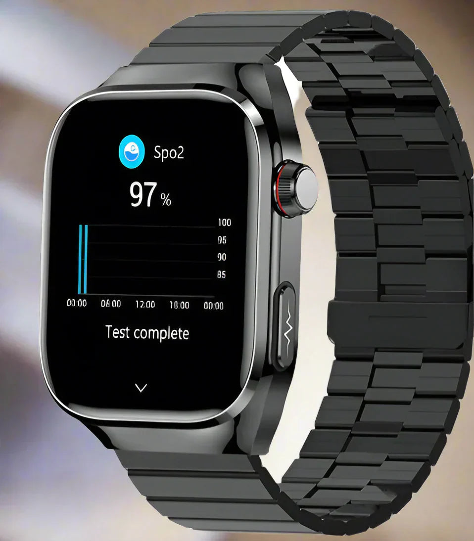 Montre Connectée Rythme Cardiaque Fiable avec Écran AMOLED 2,04 | Suivi Santé Avancé pour Bien-Être Quotidien 0