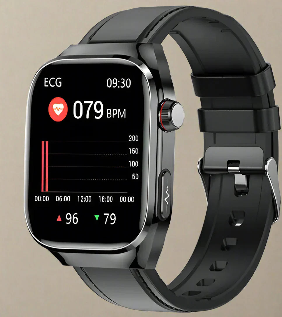 Montre Connectée Rythme Cardiaque Fiable avec Écran AMOLED 2,04 | Suivi Santé Avancé pour Bien-Être Quotidien 1