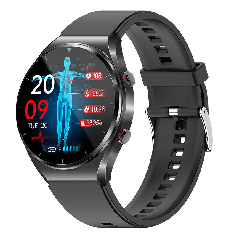 Montre Intelligente de Santé | Suivi Glycémie et ECG avec Moniteur de Fréquence Cardiaque | Analyse Complète pour Bien-être au Quotidien 0