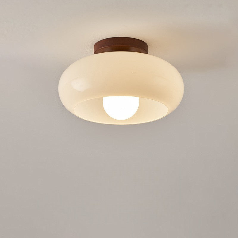 CrémaBauhaus – Plafonnier Bauhaus Crème au Design Géométrique | Éclairage Doux & Intemporel
