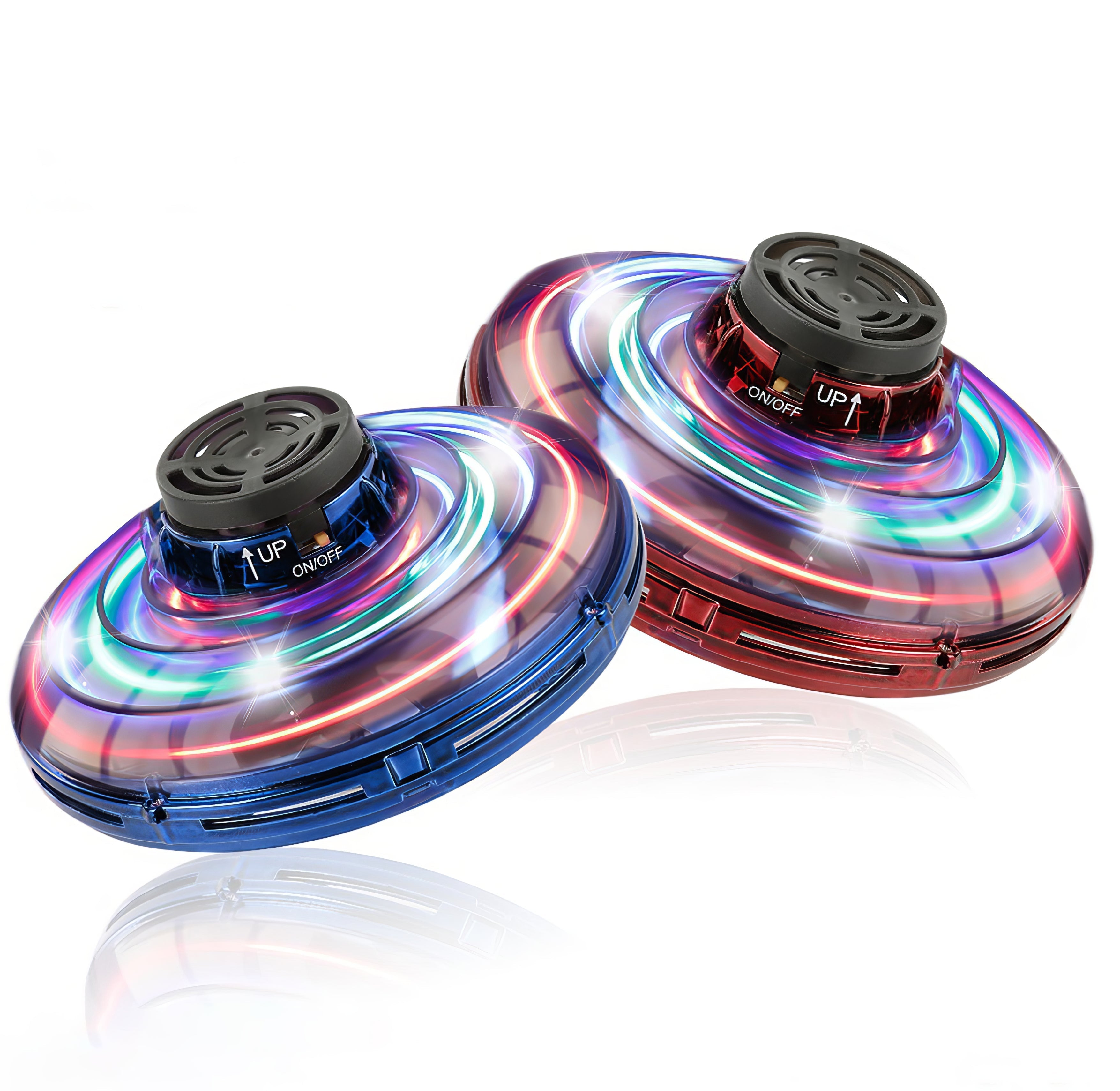 Magic Spinner - Soucoupe volante lumineuse à effet boomerang