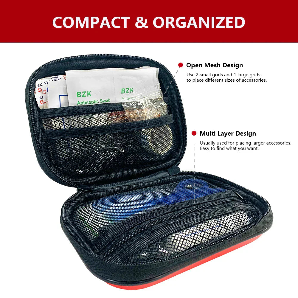SafeKit Pro - Trousse de premiers secours complète 91 pièces