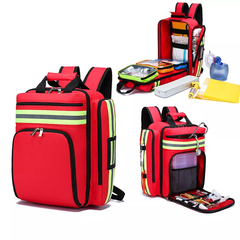 RescueReady - Sac à dos de premiers secours et de survie robuste