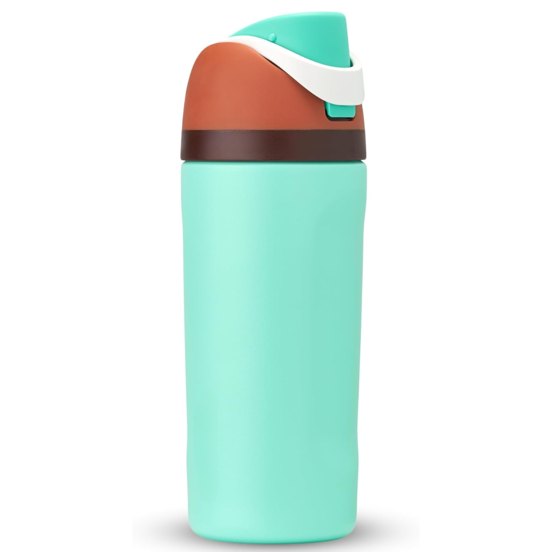 LeakProof - Gourde Inox Isolée Anti-Fuite avec Paille