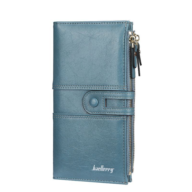 ClassicWallet - Portefeuille Double Fermeture Zip