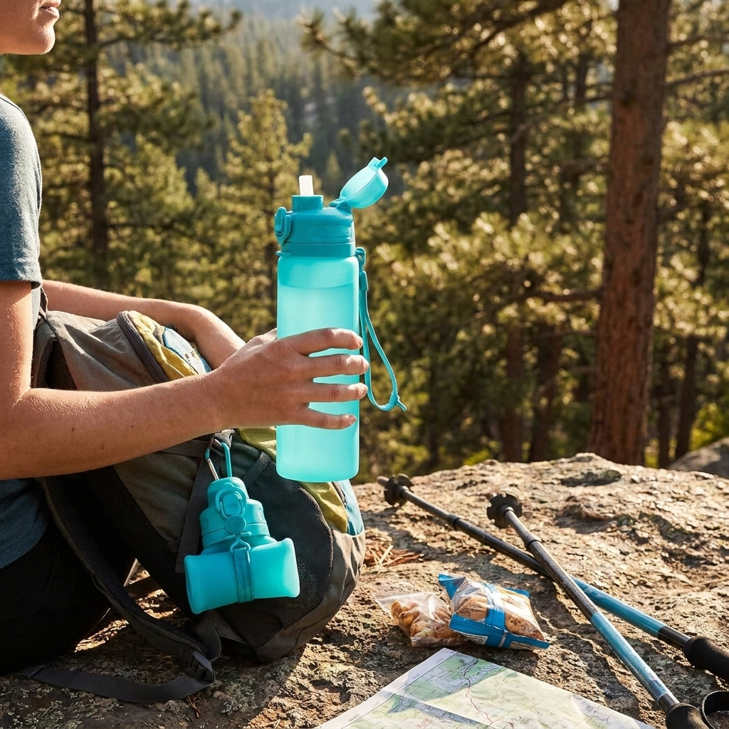 FlexiHydrate gourde silicone lifestyle