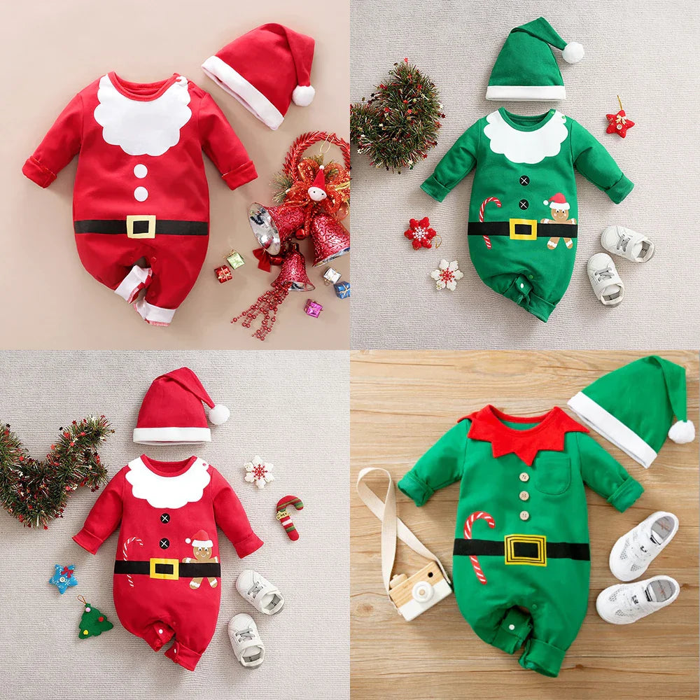 MiniFashion Costume de Noël - Adorable Tenue Festive pour Bébé
