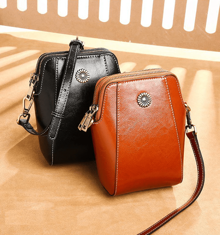 LeatherVibe - Crossbody Cuir Élégante Tendance